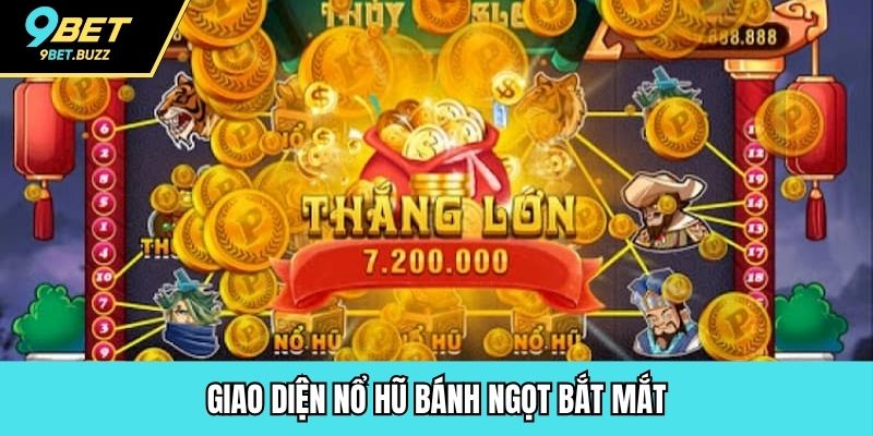 Giao diện nổ hũ bánh ngọt bắt mắt