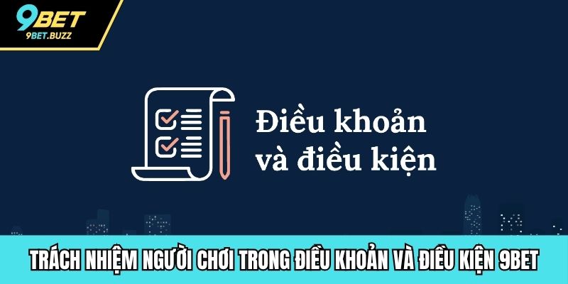 Trách nhiệm người chơi trong điều khoản và điều kiện 9BET