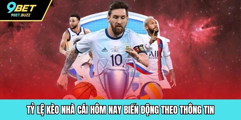  Tỷ lệ kèo nhà cái hôm nay biến động theo thông tin 